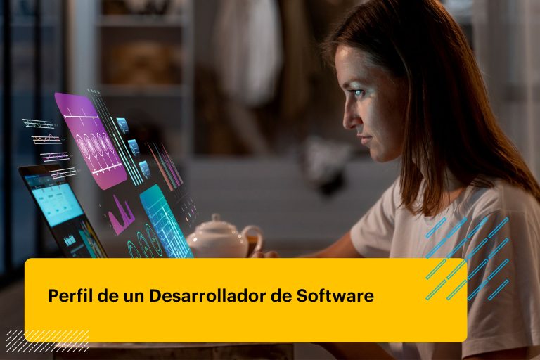 desarrolladora de software haciendo un proyecto