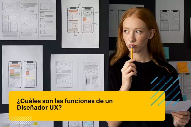 diseñadora UX pensando en un proyecto creativo