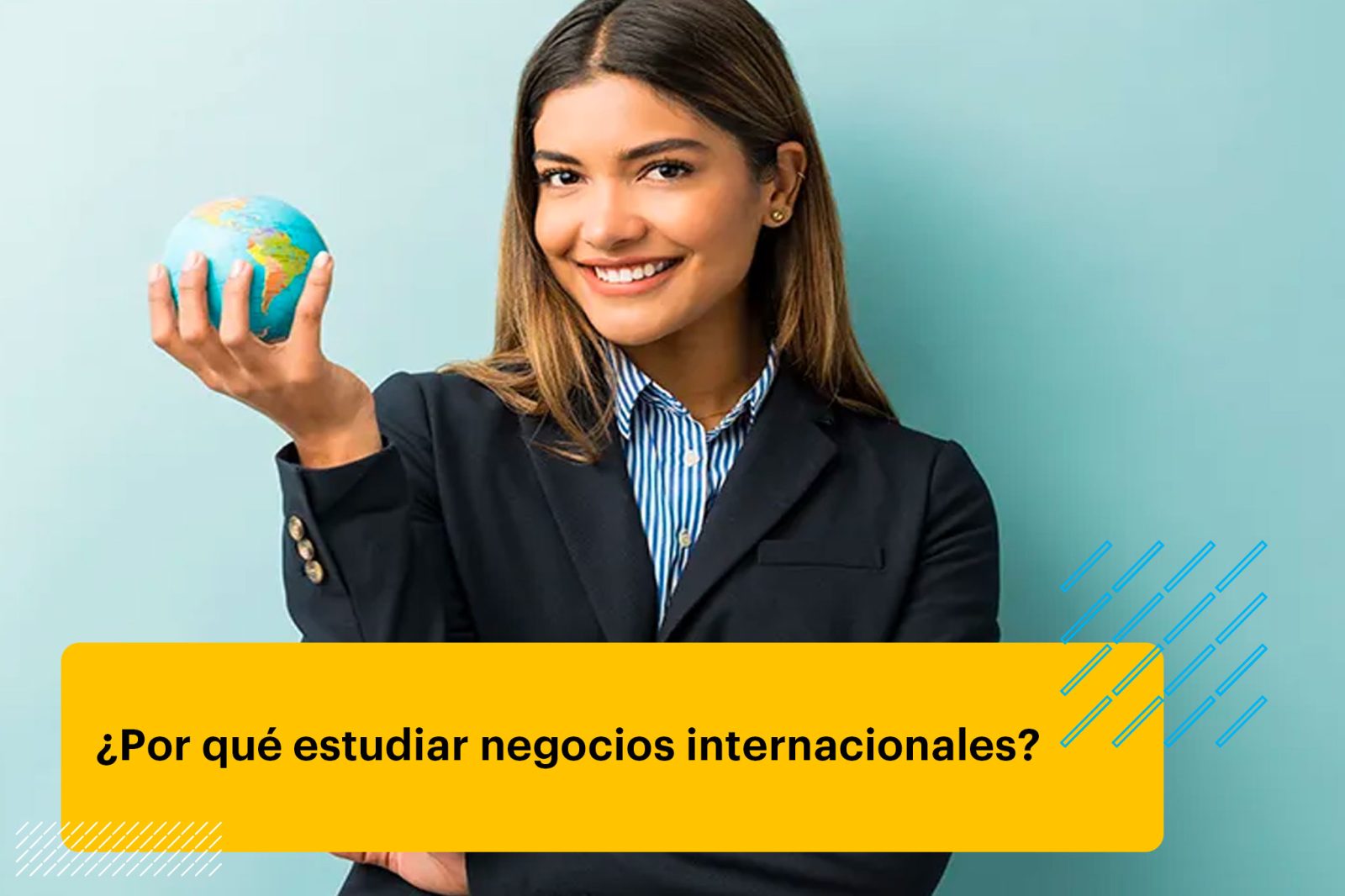 mujer sosteniendo un mundo