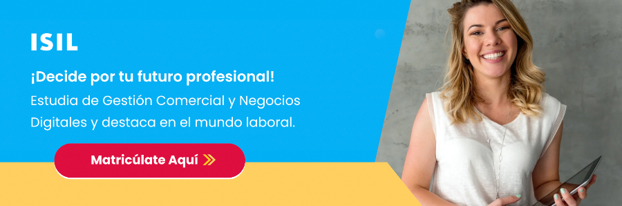 Estudia la carrera gestion comercial en ISIL