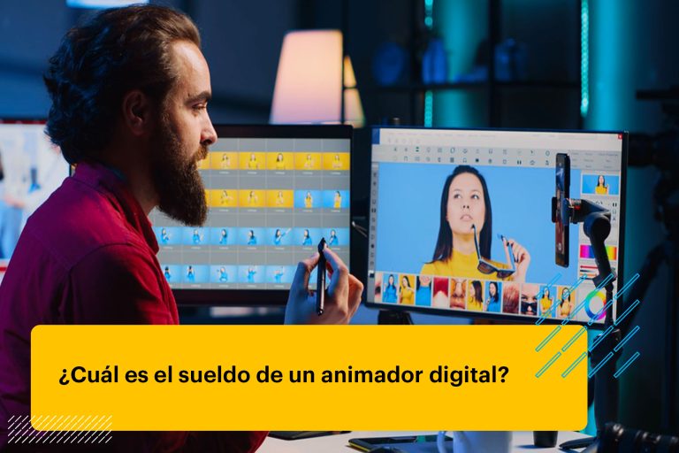 animador digital editando un trabajo creativo