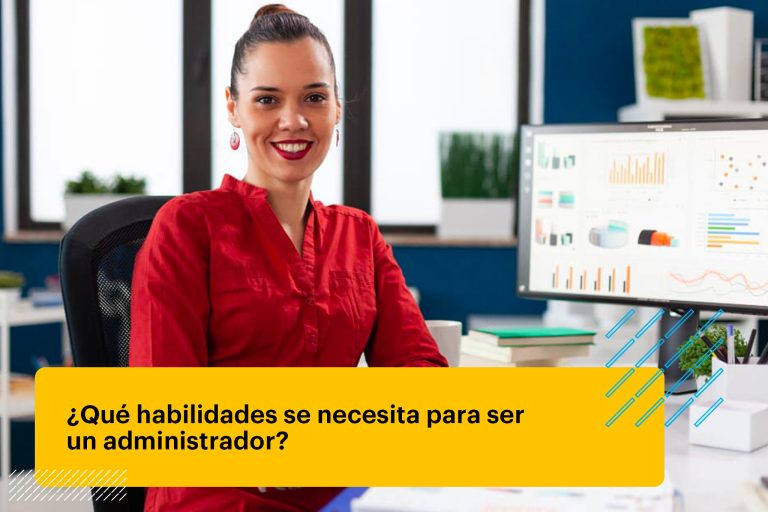 administrador de empresas sonriendo