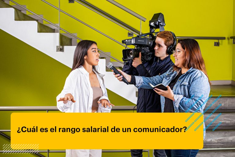comunicador profesional haciendo una entrevista de TV