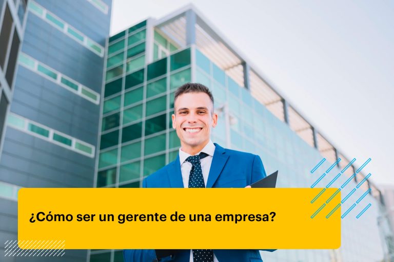 gerente de empresa sonriendo