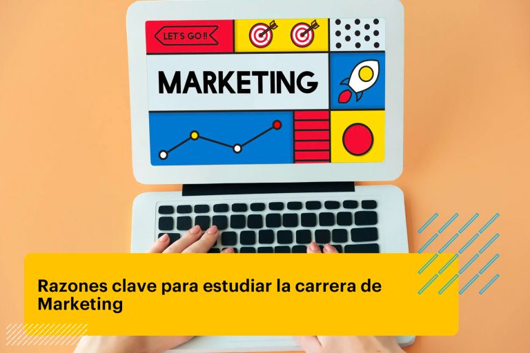 laptop que muestra el concepto de marketing