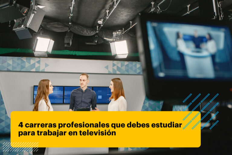 programa de grabación en estudio de TV.