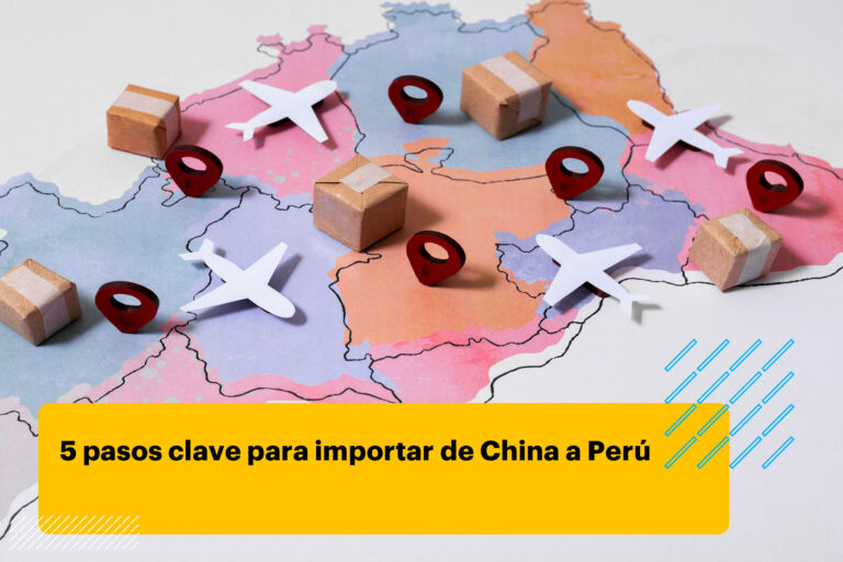 mapa de importación de China a Perú