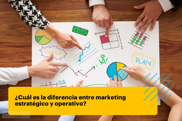 equipo de marketing analizando la estrategia empresarial