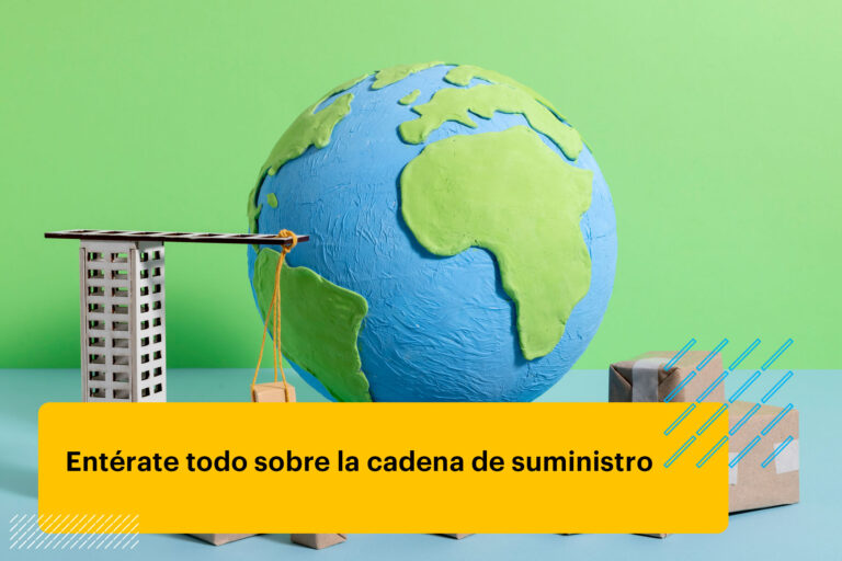 representación de la cadena de suministro