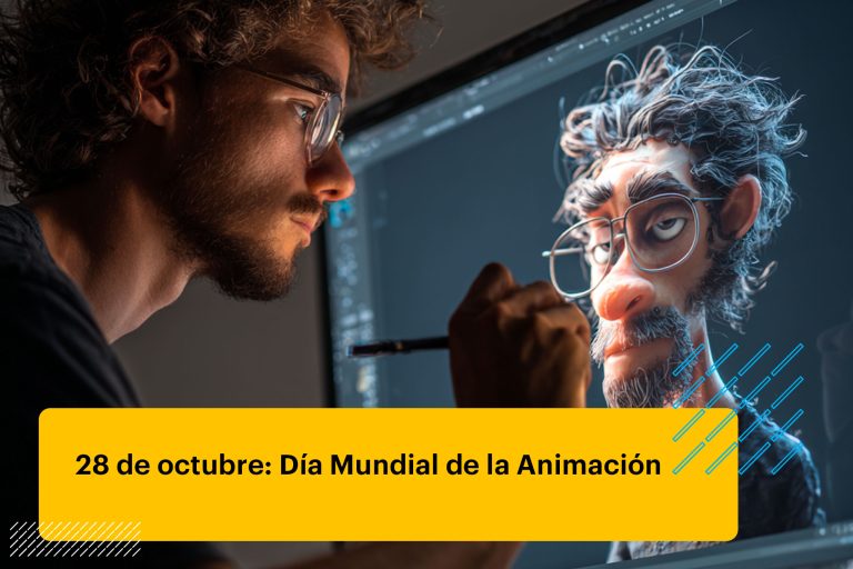 animador digital aplicando una técnica de animación 3D