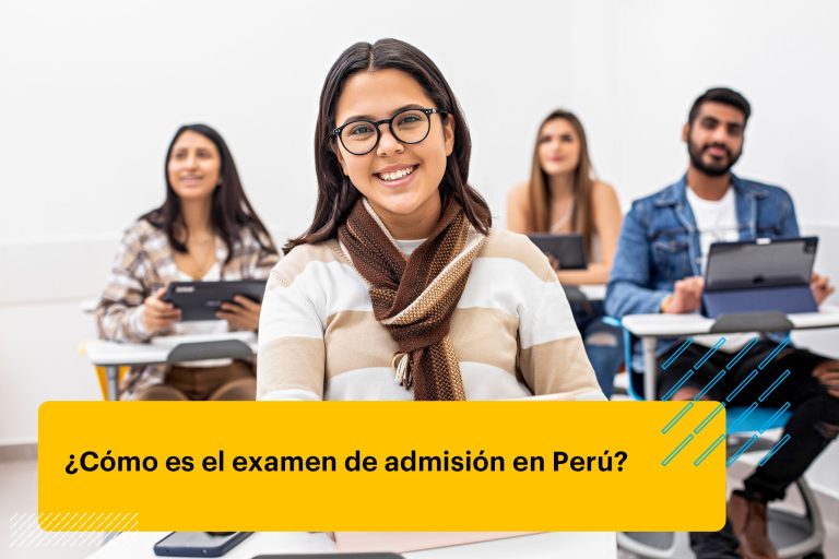 estudiante un examen de admisión