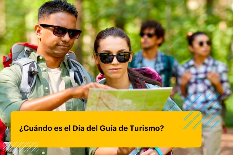 guía turístico haciendo un tour con turistas