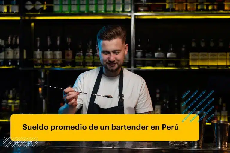 cuanto gana un bartender en peru