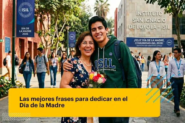 madre abrazando a su joven hijo y estudiante de un instituto