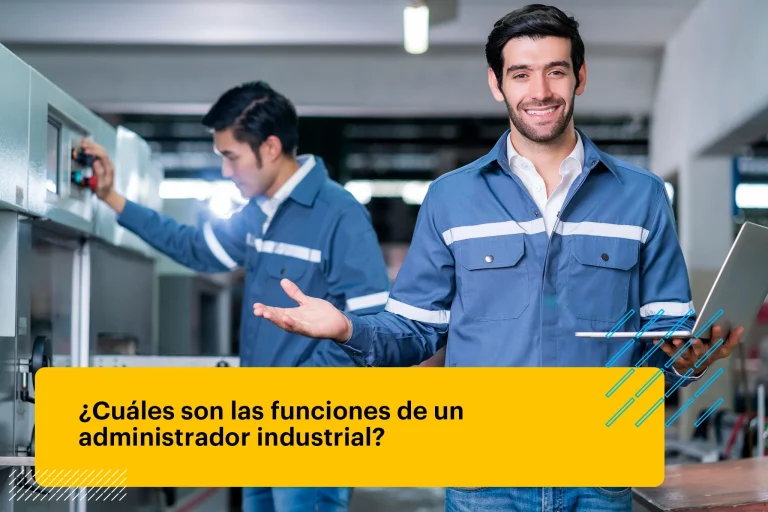 administrador industrial en el almacén con uniforme de seguridad